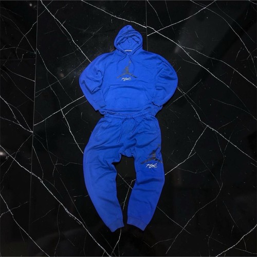 Jordan flight tuta uomo blu - tuta,