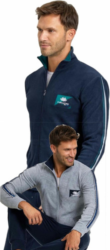Tuta uomo pile con zip - in,