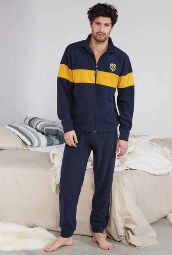 Tuta uomo con zip - , pile